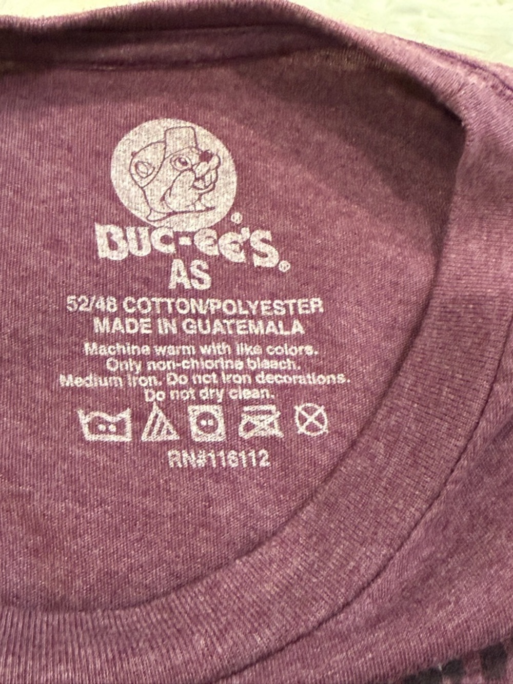 Buc-ee’s Graphic Tee - Plum - Picture 3 of 3